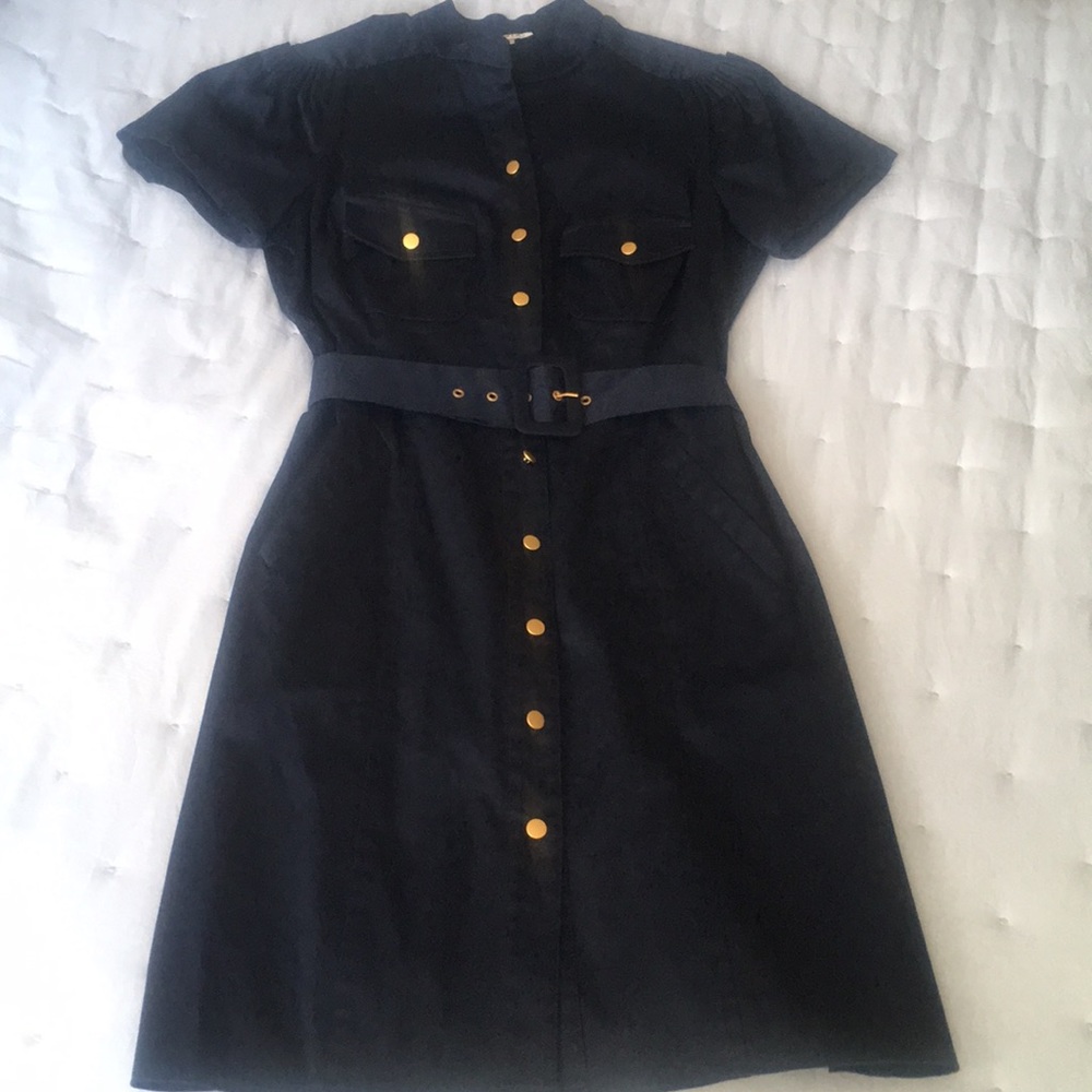 Classic Navy Blue Dress